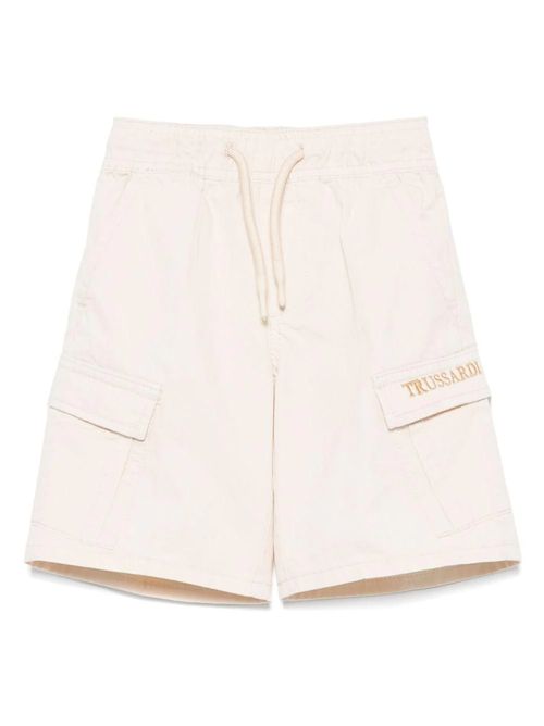 Bermuda in cotone beige chiaro TRUSSARDI JEANS | TBP25082BE/RAMBEIGE_LIG